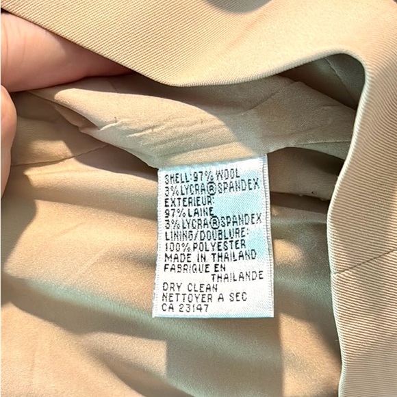 🌺Vintage Talbots Double Breasted Stretch Blazer Size 18 - Picture 3 of 6